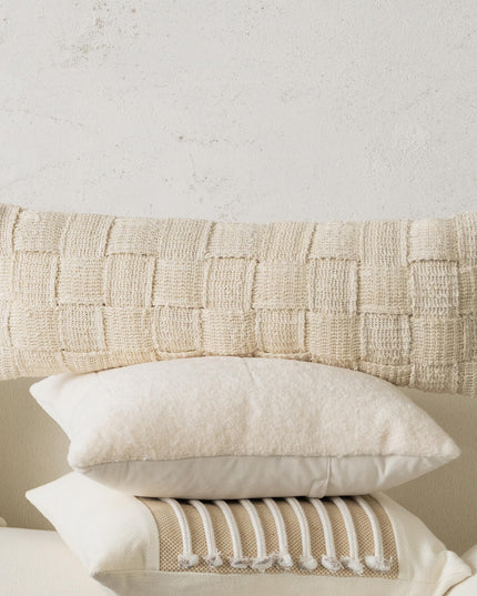 Modern Living Room Handwoven Lumbar Pillow
