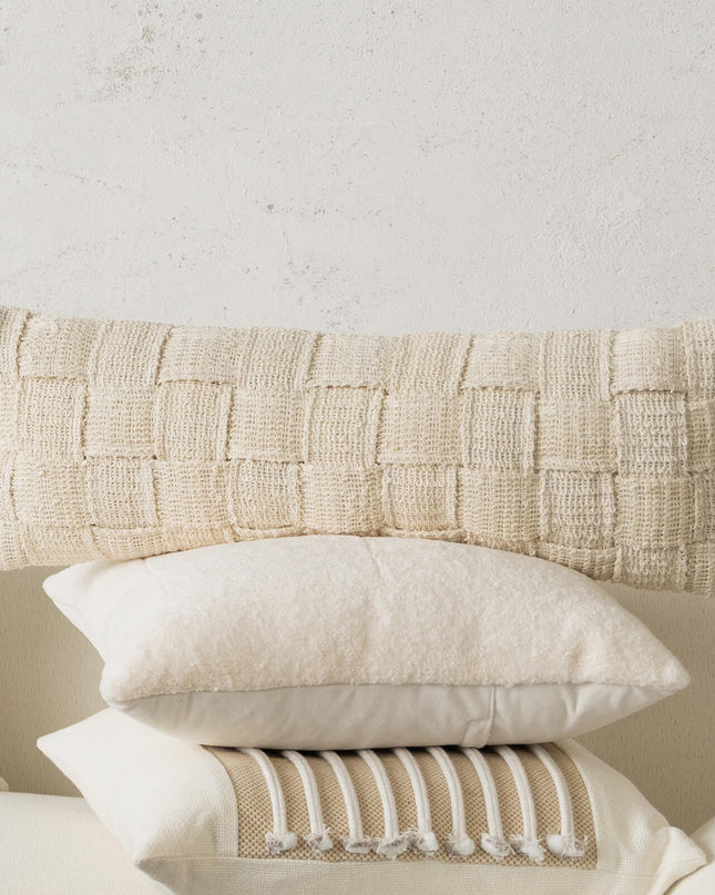 Modern Living Room Handwoven Lumbar Pillow