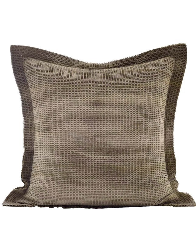 Handwoven Cotton Linen Throw Pillow