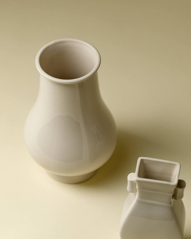Modern Wabi Sabi Ceramic Art Vase - Japanese Artisan