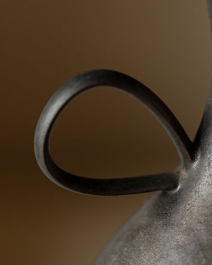 Kiln-Changed Ceramic Art Vase - Japanese Artisan