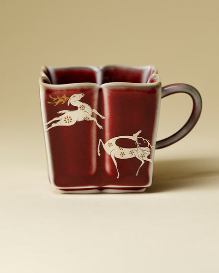 Christmas Reindeer Ceramic Espresso Cup - Christmas Edition
