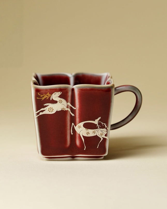 Christmas Reindeer Ceramic Espresso Cup - Christmas Edition