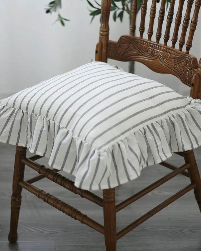 Modern Minimalist Stripes Chair Cushions Indoor Set