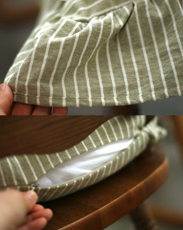 Modern Minimalist Stripes Chair Cushions Indoor Set