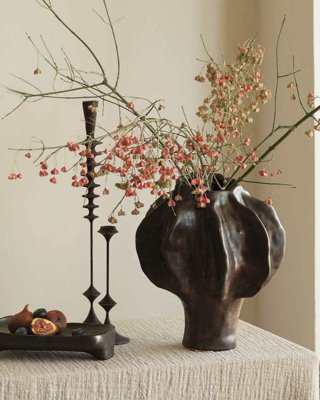 Wabi-sabi Ceramic Art Vase
