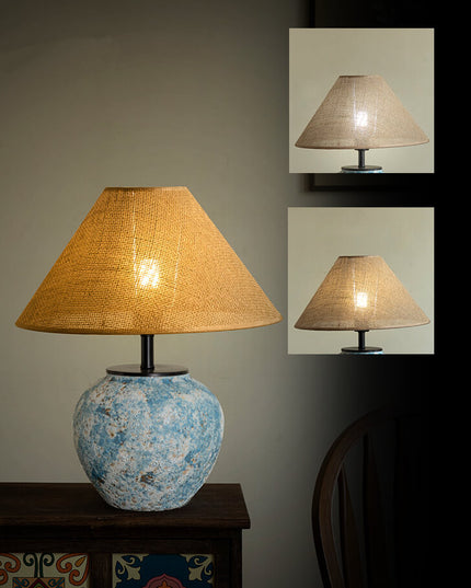 Wabi-Sabi Ceramic Art Table Lamp