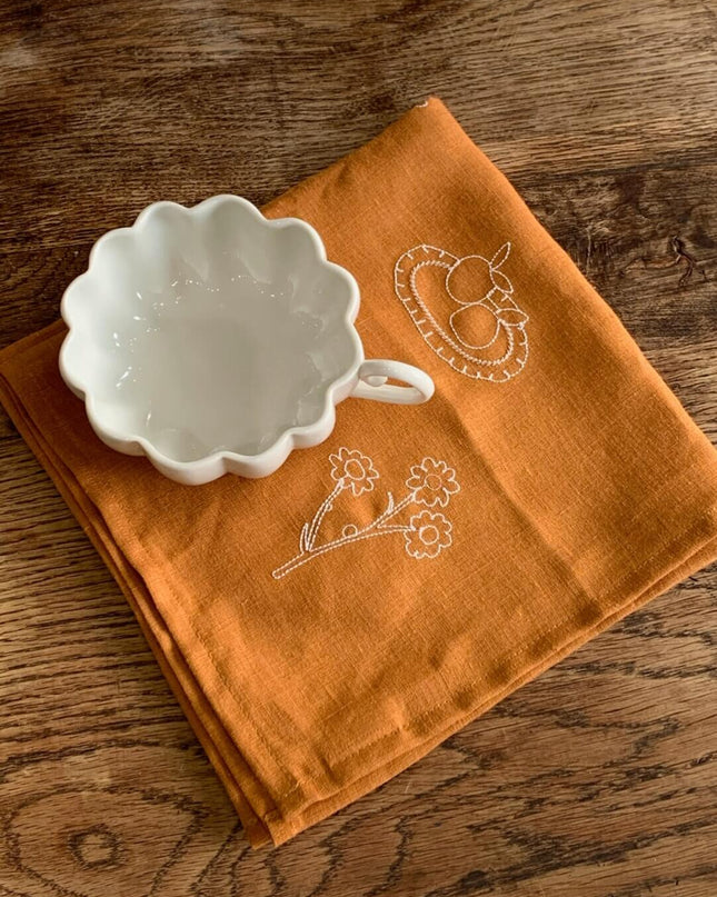 Caramel Linen Napkin & Table Placemat