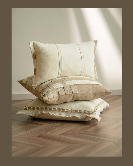 Antique Living Room Braided Cotton Throw Pillows & Cushions