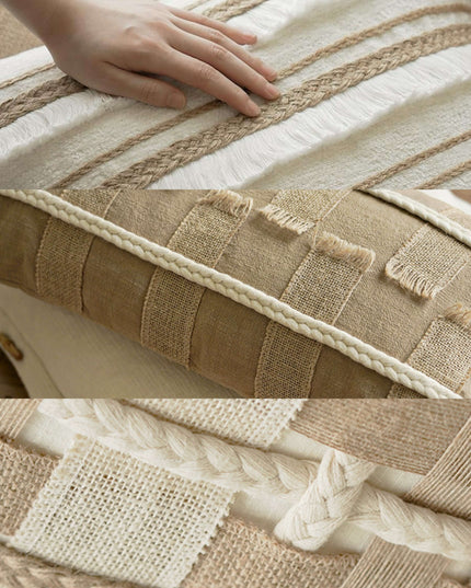 Antique Living Room Braided Cotton Throw Pillows & Cushions