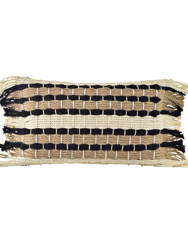 Modern Minimalist Living Room Braided Throw Pillows & Cushions