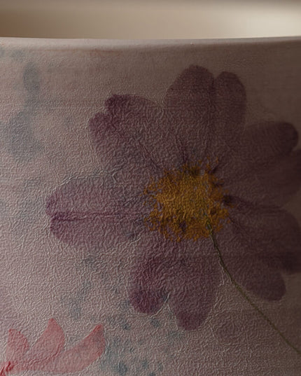 Japanese Hand-Painted Ceramic Floral Office Coffee Mug