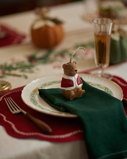 Ralph Lauren Christmas Tree Wooden Horse  Table Decor