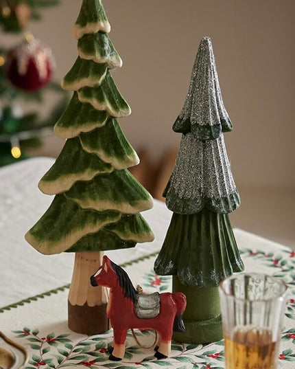 Ralph Lauren Christmas Tree Wooden Horse  Table Decor