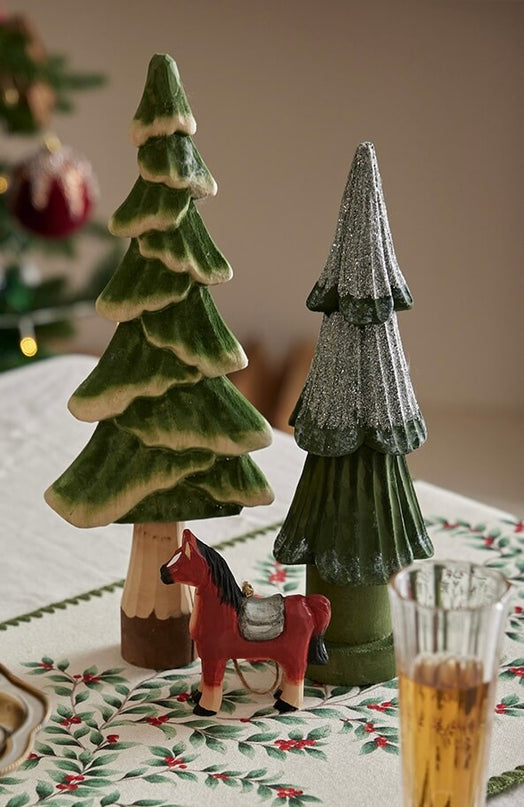 Ralph Lauren Christmas Tree Wooden Horse  Table Decor