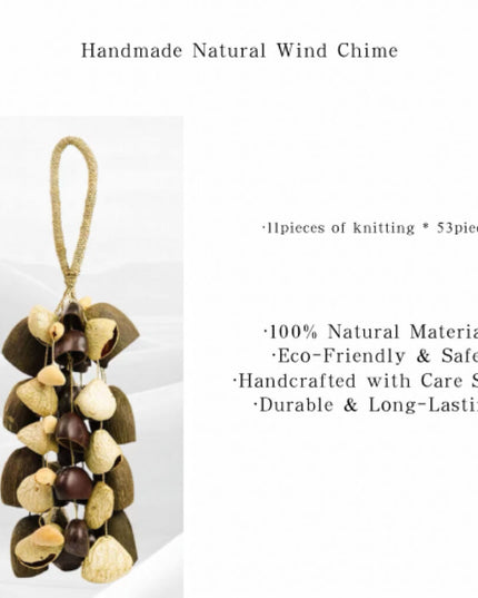 Handwoven Seed Pod Wind Chime - Calm & Meditation