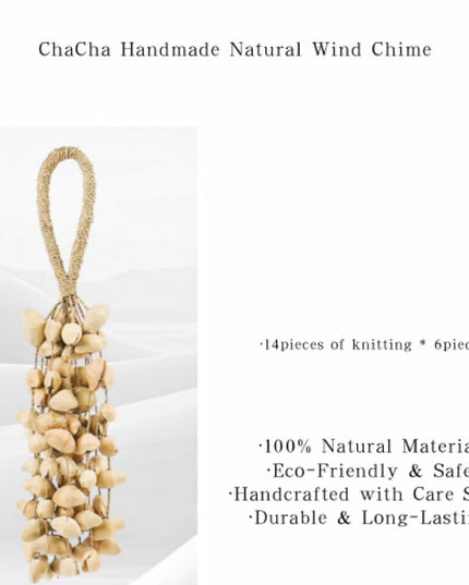 Handwoven Seed Pod Wind Chime - Calm & Meditation