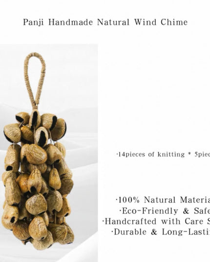 Handwoven Seed Pod Wind Chime - Calm & Meditation