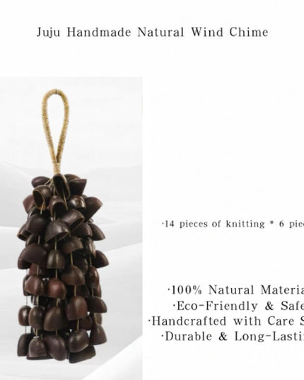Handwoven Seed Pod Wind Chime - Calm & Meditation