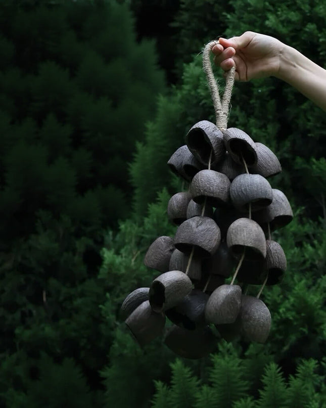 Handwoven Seed Pod Wind Chime - Calm & Meditation