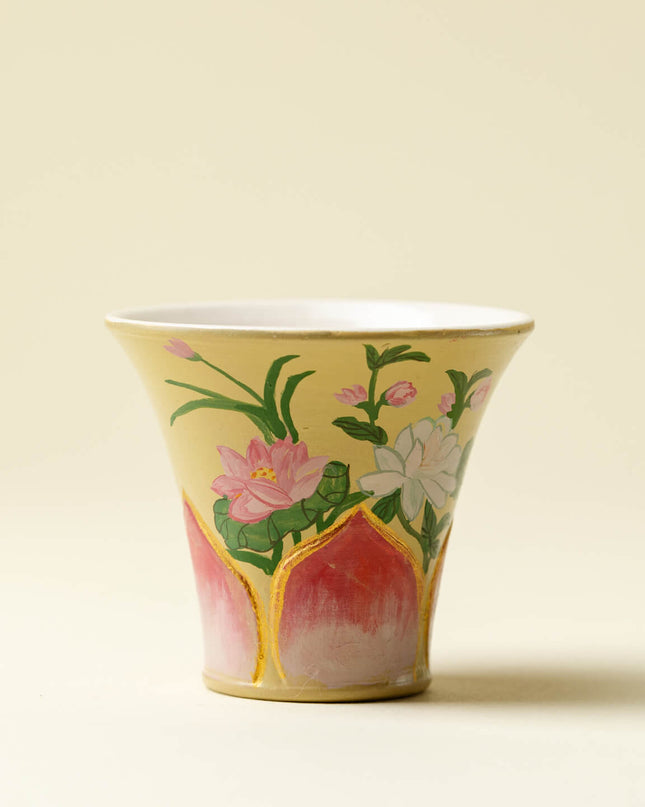 Lotus Petal Carved Lotus Cup -Purity & Enlightenment