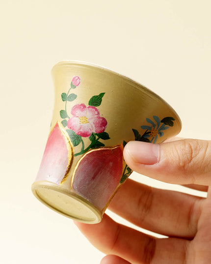 Lotus Petal Carved Lotus Cup -Purity & Enlightenment