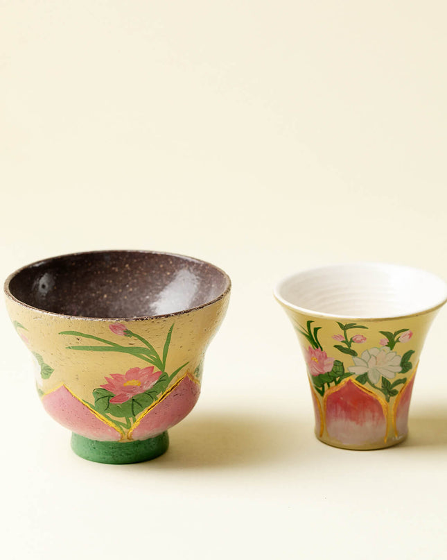 Lotus Petal Carved Lotus Cup -Purity & Enlightenment