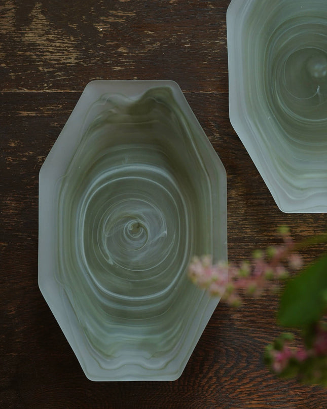 Cloudy Hand Painted Dinner Plate