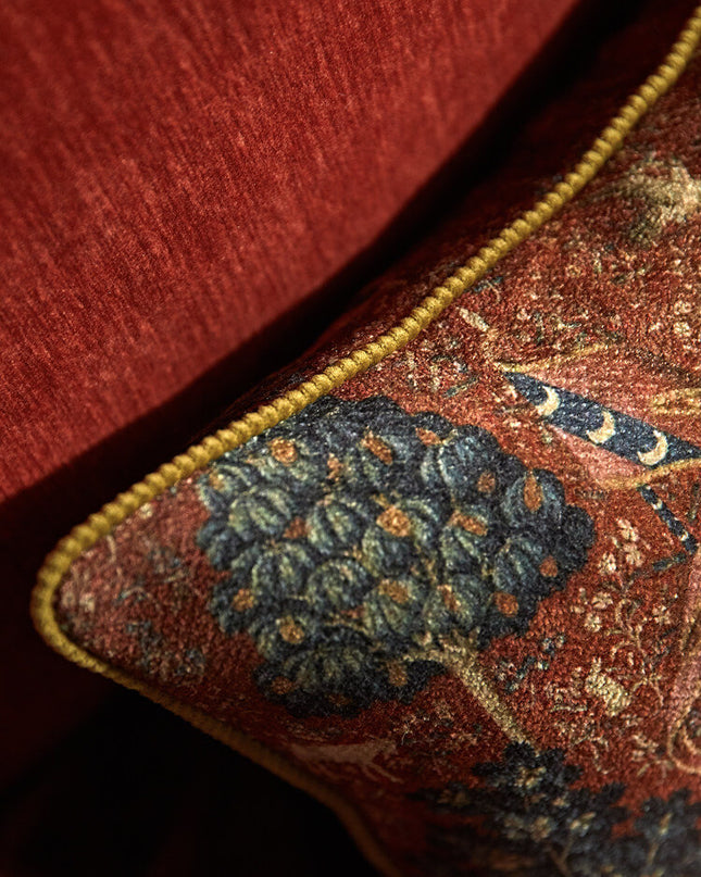 Medieval Unicorn Wool Cushion Cover