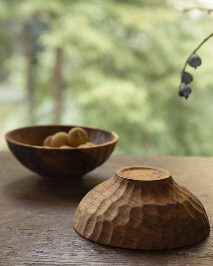 Teak Wood Handmade Bowl