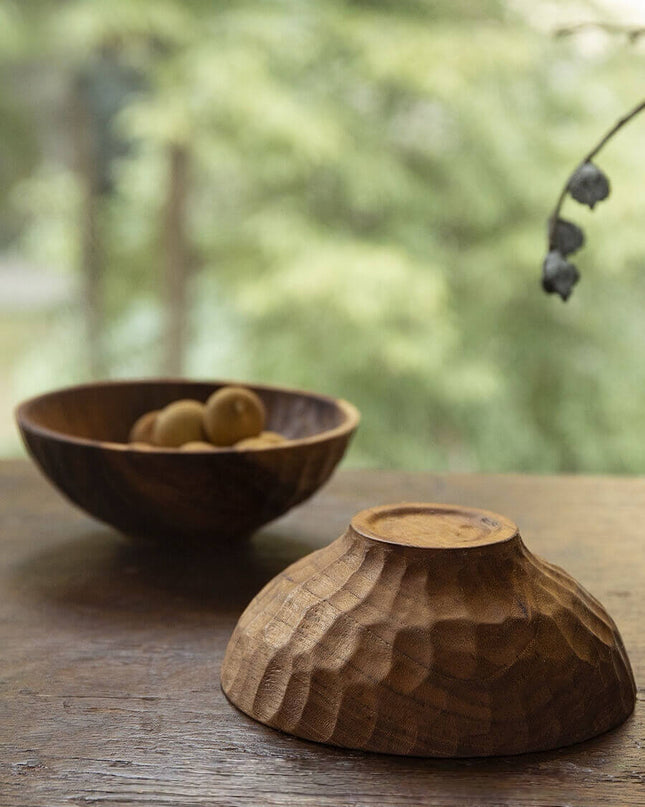 Teak Wood Handmade Bowl