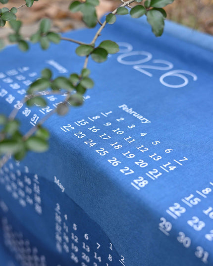 Plant-Dyed Tapestry Wall Calendar 2026