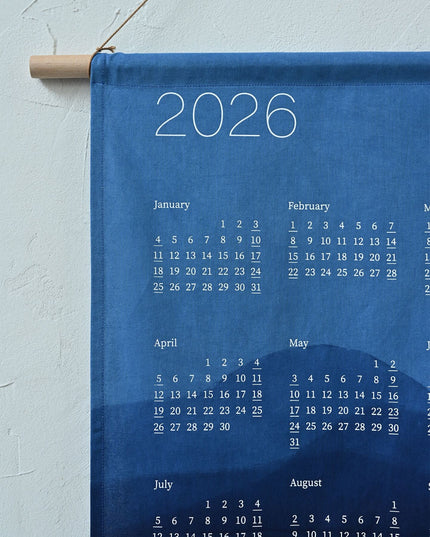 Plant-Dyed Tapestry Wall Calendar 2026