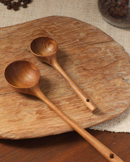 Teak Ebony Handmade Coffee Spoon Set *4