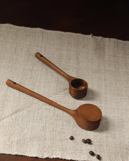 Teak Ebony Handmade Coffee Spoon Set *4