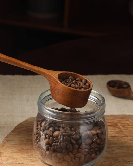 Teak Ebony Handmade Coffee Spoon Set *4