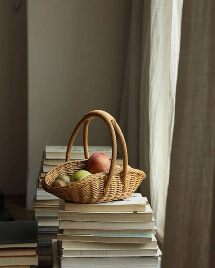 Shell Plants Hand Woven Gardening Camping Basket