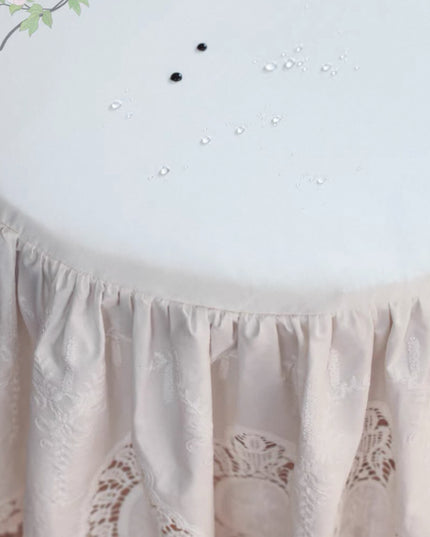 Retro Lace Ballet Bow Chair Cushion