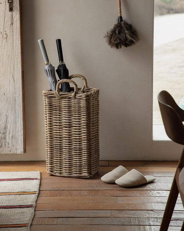Rattan Umbrella Storage Woven Basket
