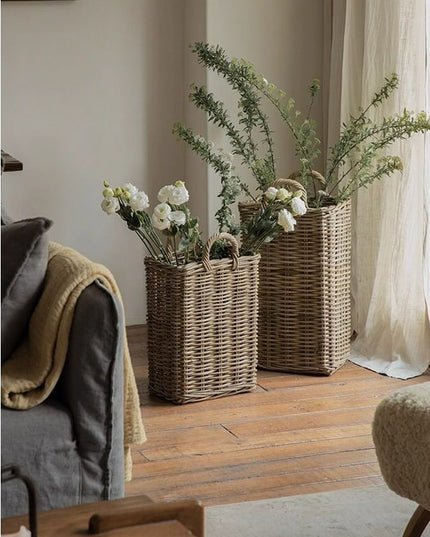 Rattan Umbrella Storage Woven Basket