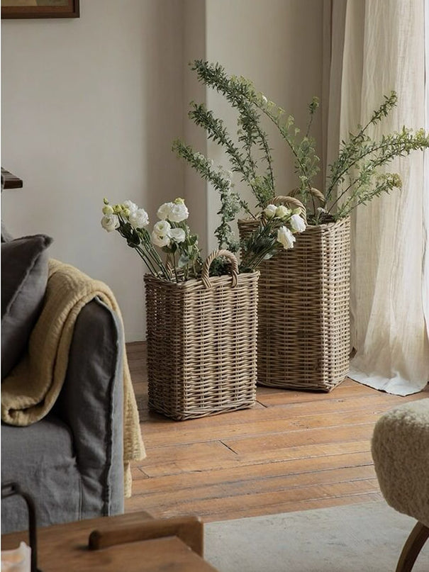 Rattan Umbrella Storage Woven Basket