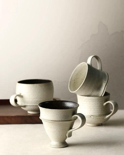 Wabi-sabi Handmade Ceramic Retro Coffee Mug