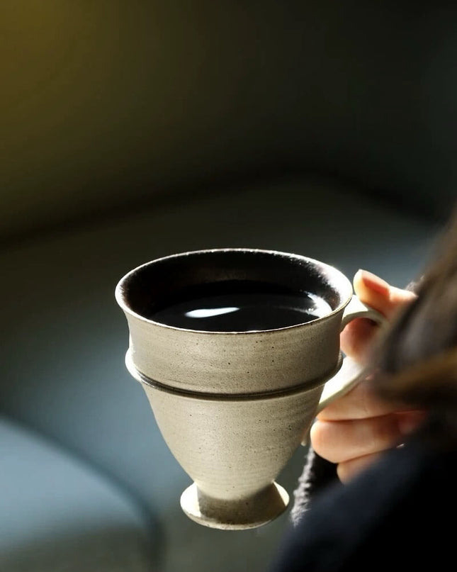 Wabi-sabi Handmade Ceramic Retro Coffee Mug