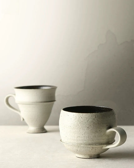 Wabi-sabi Handmade Ceramic Retro Coffee Mug