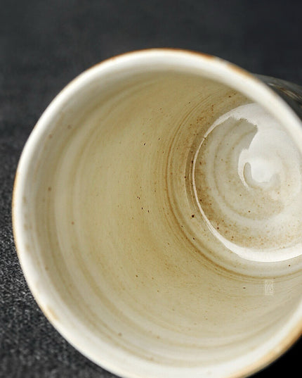 Hand Painted Ceramic Latte Mug Set