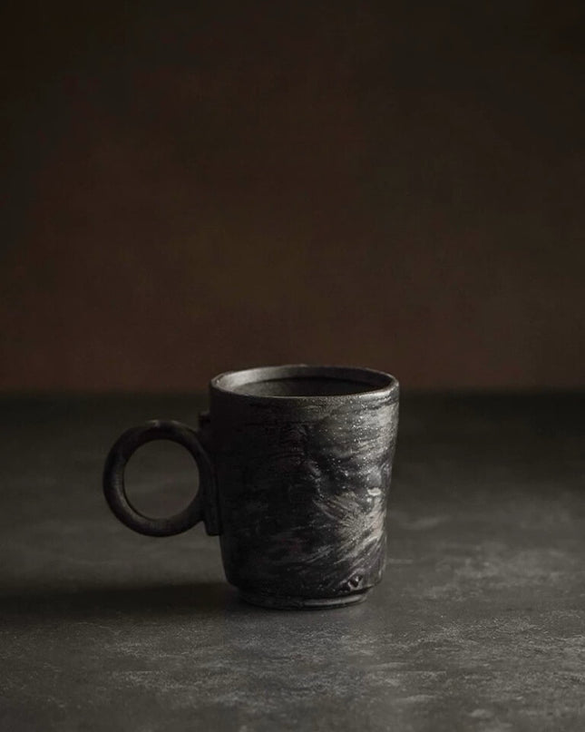 Ceramic Vintage Hand Painted Coffee Mug Sets