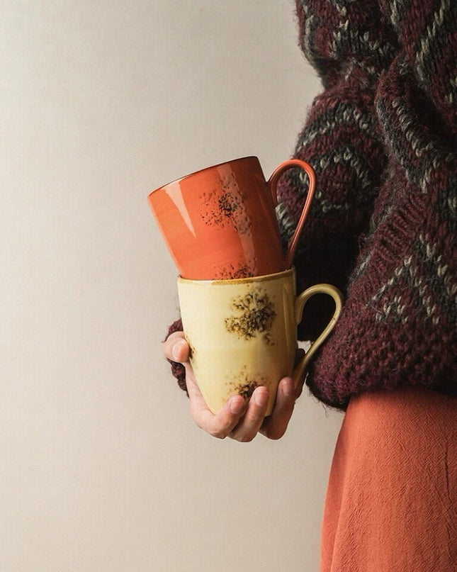 Van Gogh Ceramic Vintage Handmade Coffee Mug Set