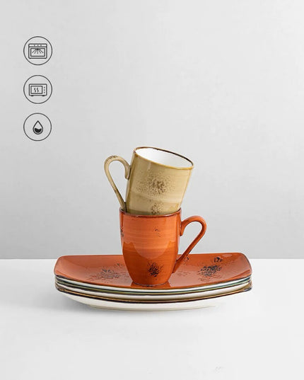 Van Gogh Ceramic Vintage Handmade Coffee Mug Set