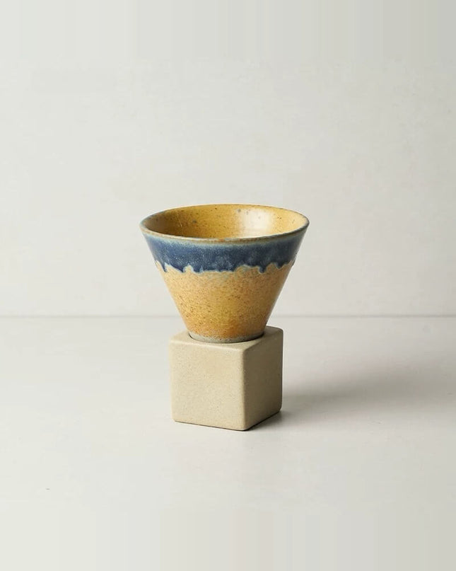 Hourglass Waist Ceramic Latte Mug