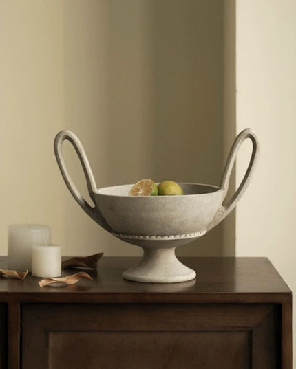 Art Antique Tall Fruit Plate